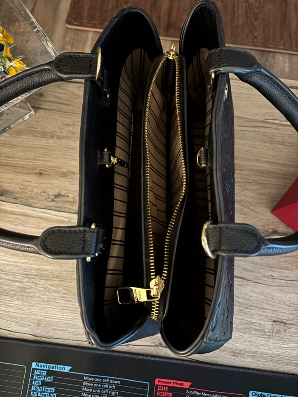 Empreinte Black Leather Satchel - Picture 5 of 6
